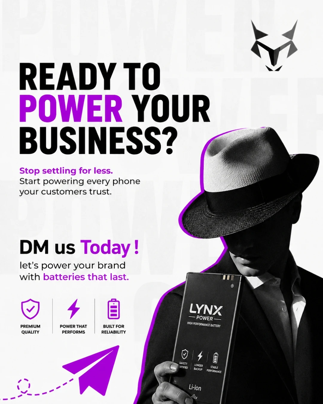 Ready to power your business? LYNX POWER campaign